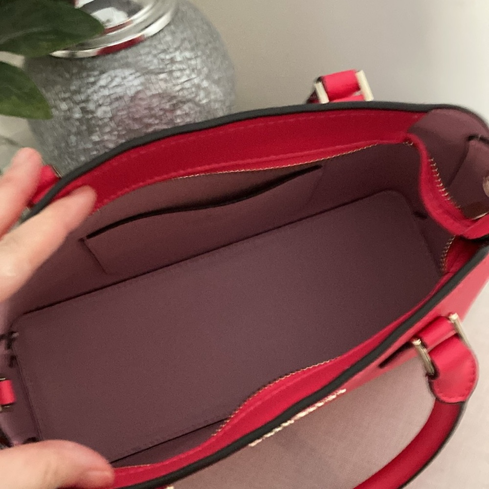 kate spade hot pink satchel with gold hardware - Picture 3 of 13